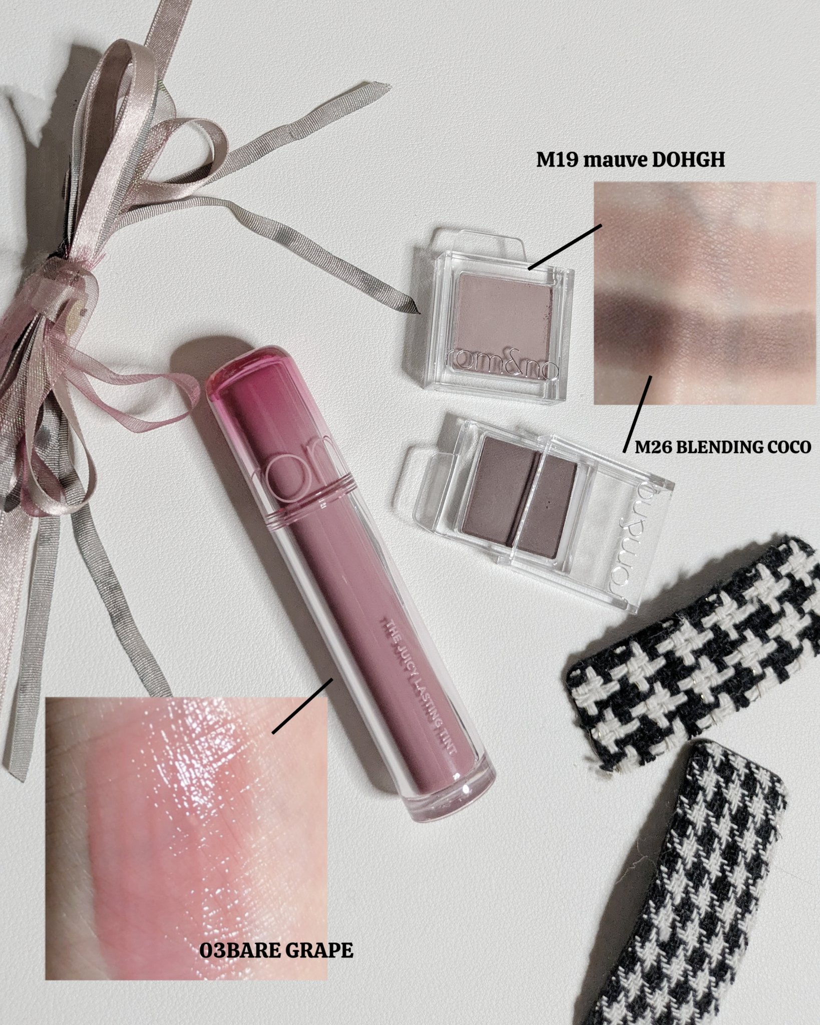 スライドインシングル M26 ブレンディングココ/rom&nd/単色アイシャドウを使ったクチコミ（2枚目）