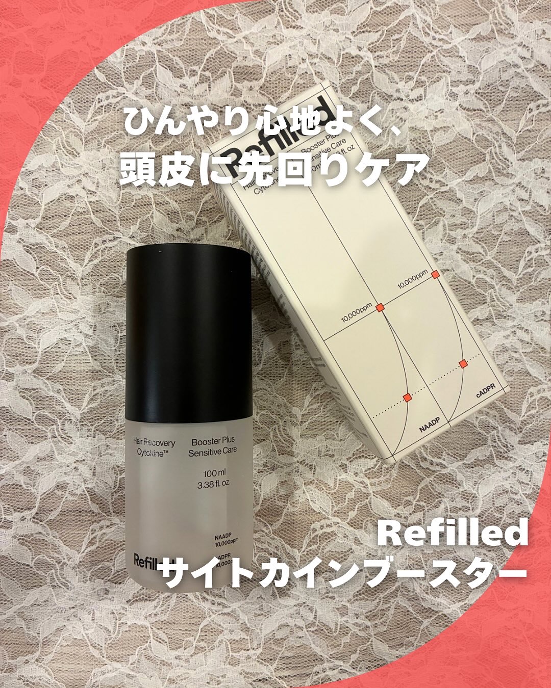 サイトカイン ブースター/Refilled/頭皮ローションを使ったクチコミ（1枚目）