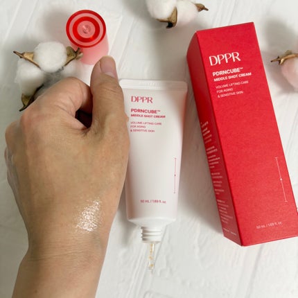 DPPR PDRN CUBE ミドルショットクリーム/DPPR/フェイスクリームを使ったクチコミ(4枚目)