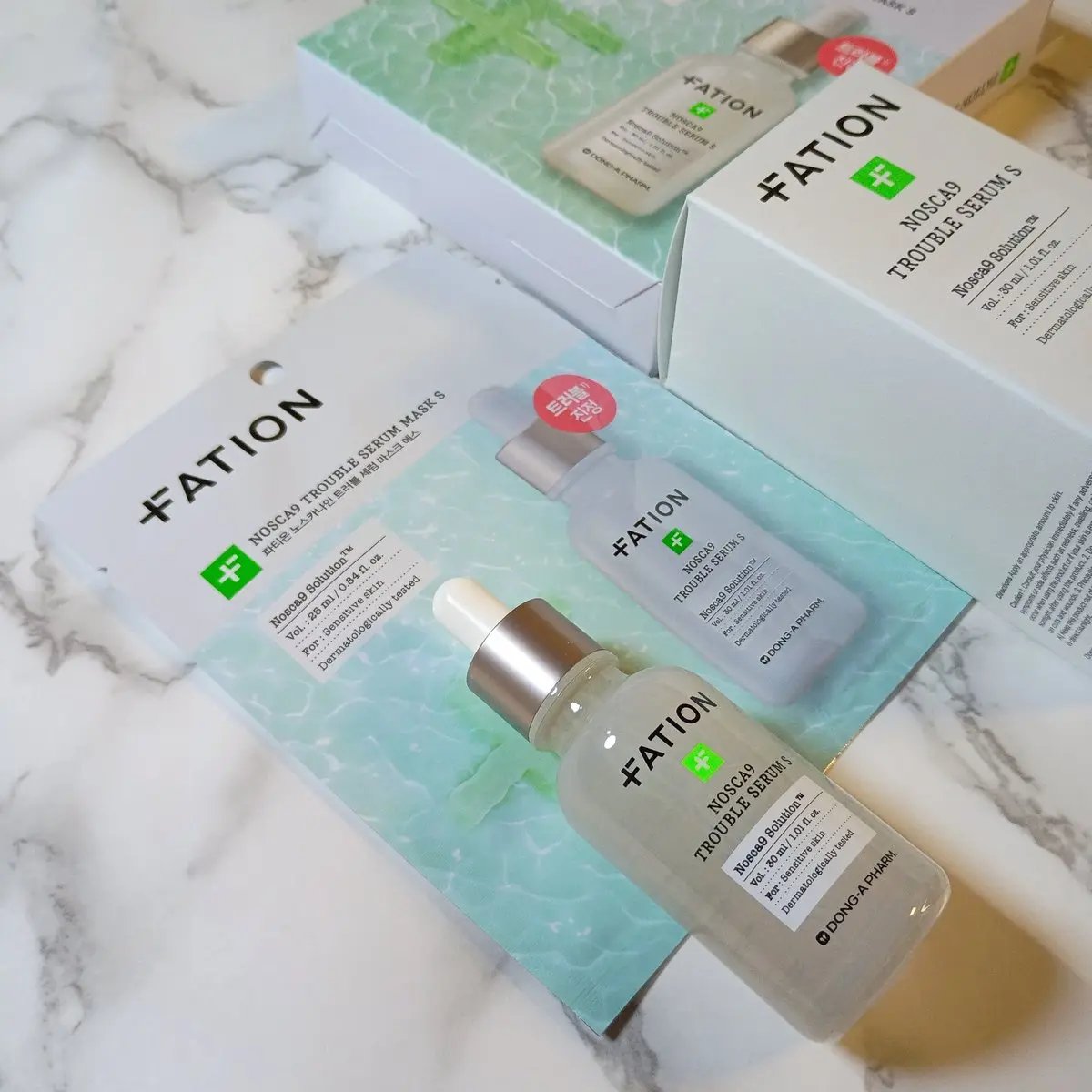 ノスカナイントラブルセラムS/FATION/美容液を使ったクチコミ（1枚目）