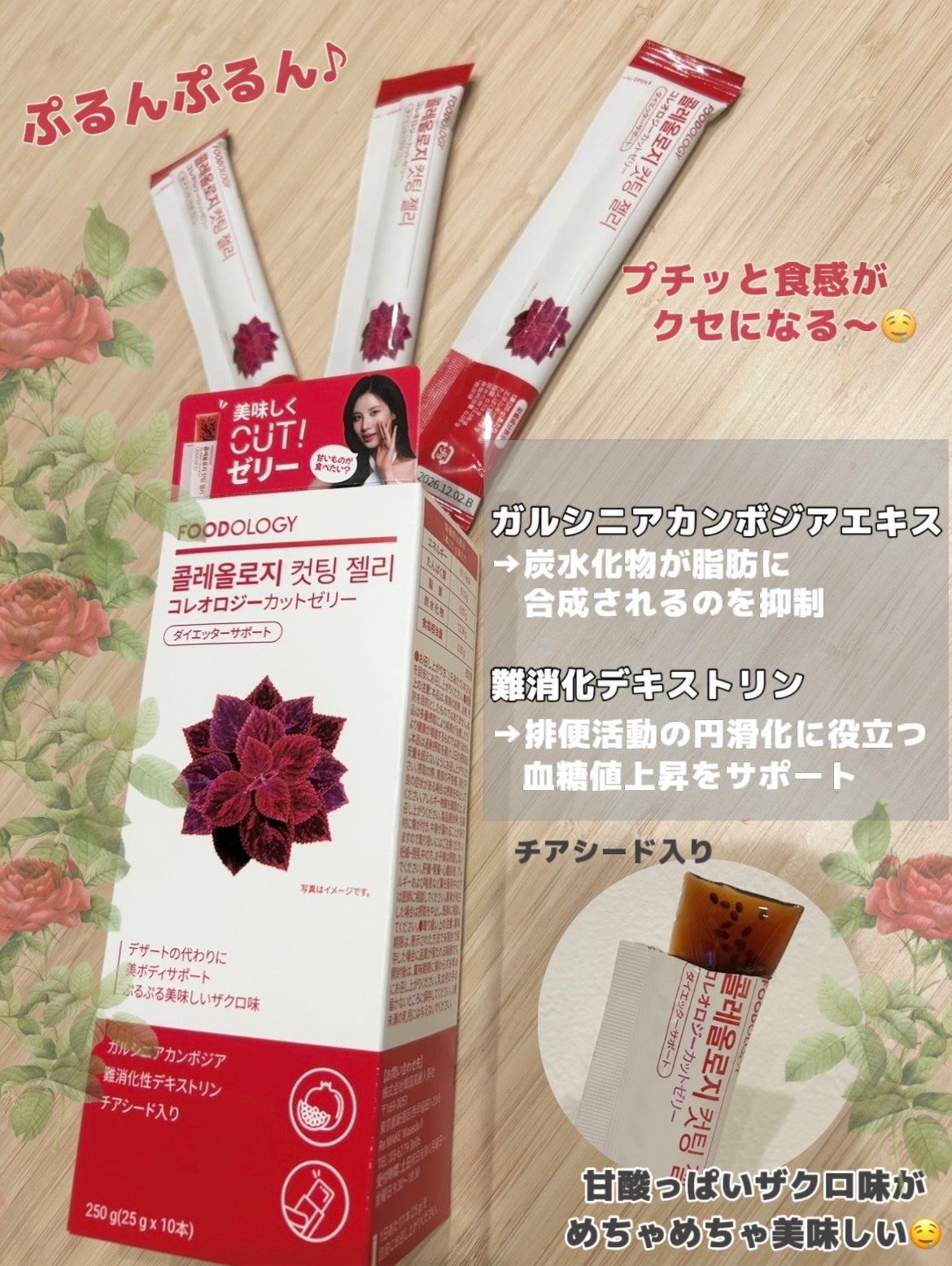 コレオロジーカットゼリー/FOODOLOGY/食品を使ったクチコミ(2枚目)