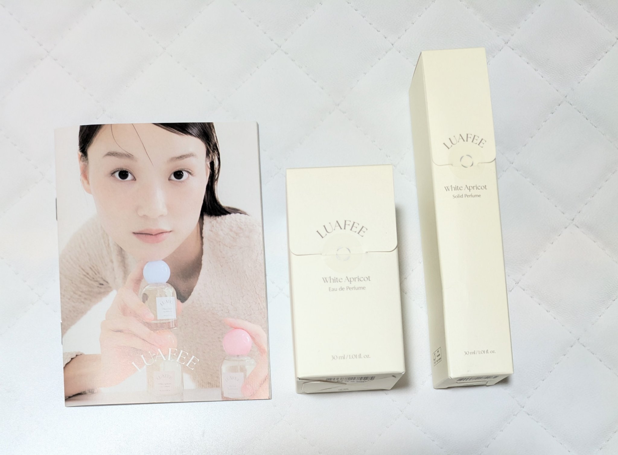 ソリッド パフューム ホワイトアプリコット/LUAFEE/練り香水を使ったクチコミ（2枚目）