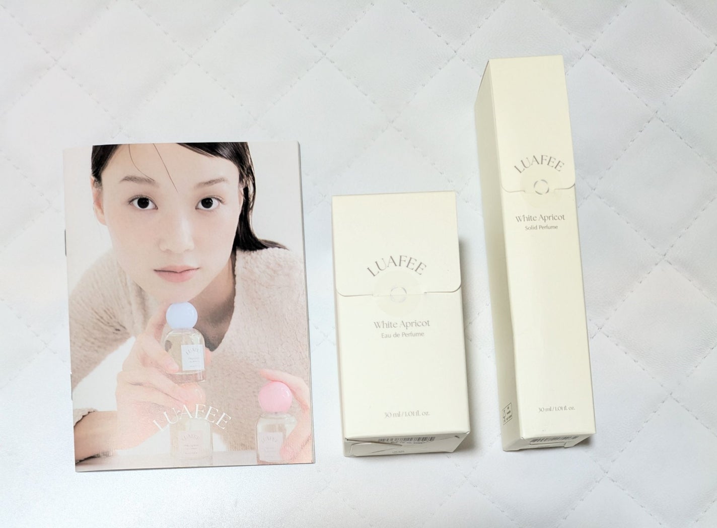 ソリッド パフューム ホワイトアプリコット/LUAFEE/練り香水を使ったクチコミ(2枚目)