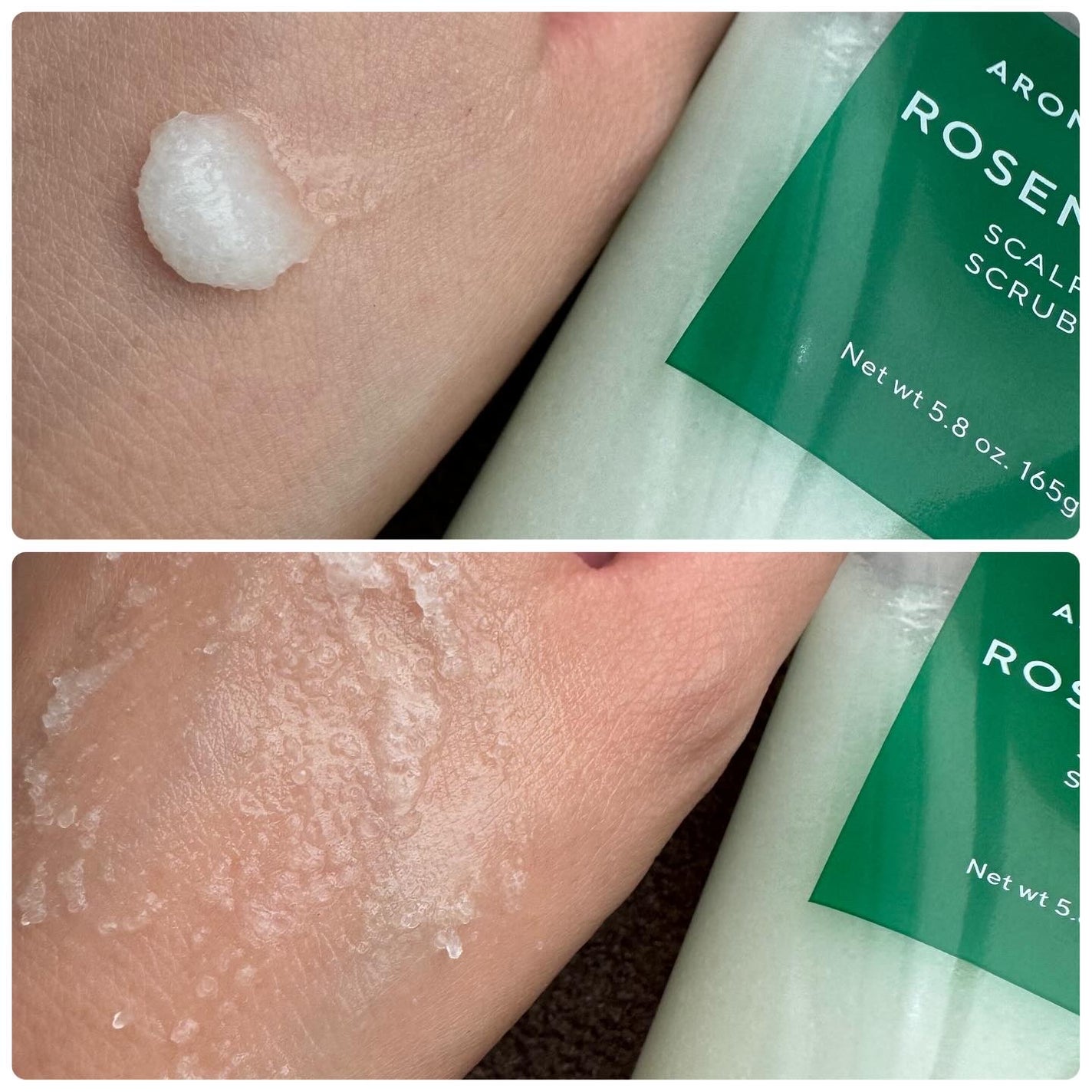 ローズマリー スカルプ スクラブ/AROMATICA/ヘッドスクラブを使ったクチコミ(4枚目)