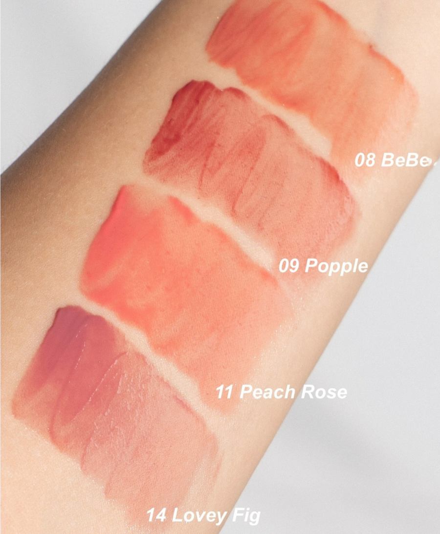 フローウェーブティント 08 ベベ(Bebe)/COSNORI/リップティントを使ったクチコミ（2枚目）