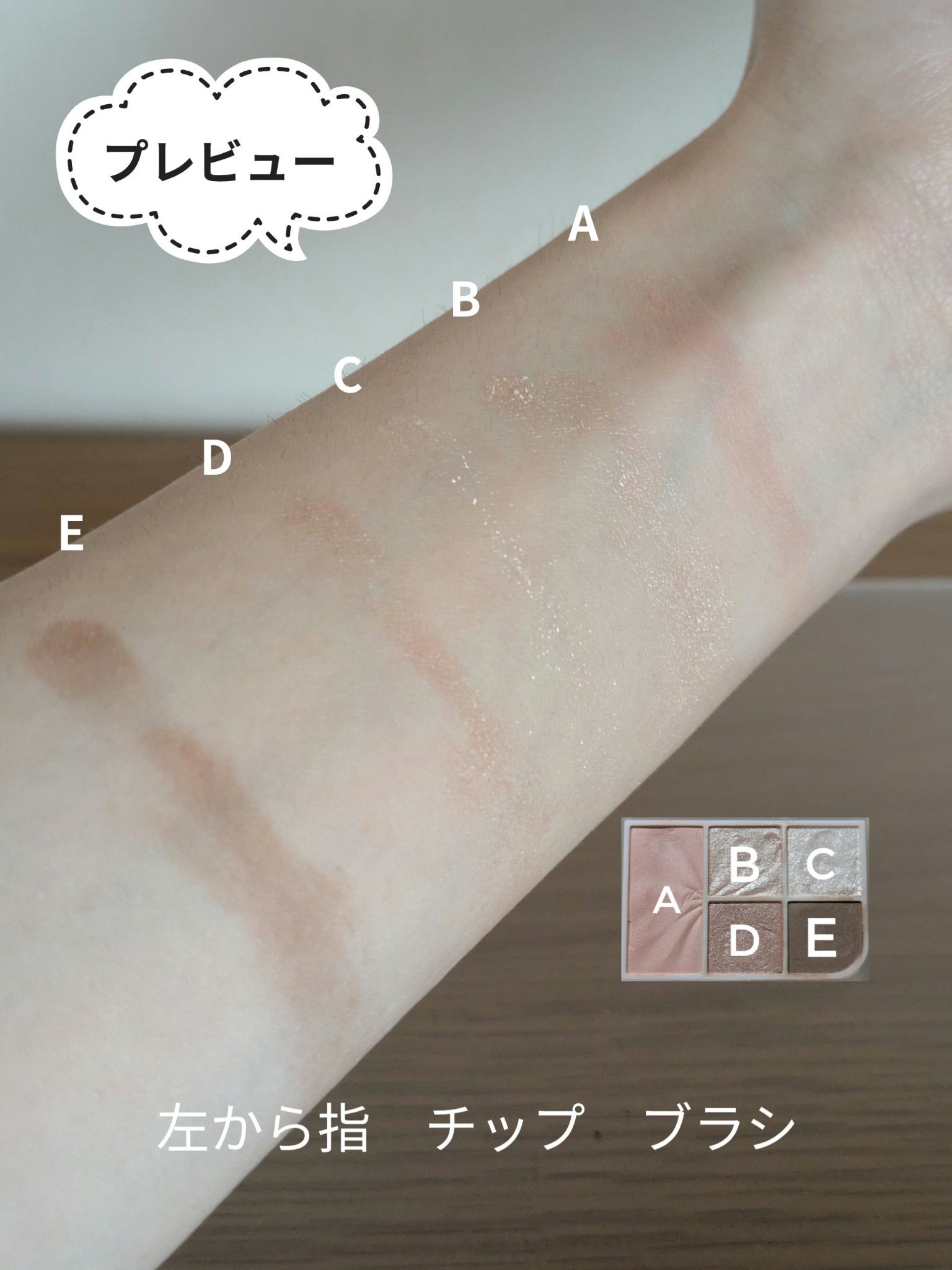 フェイスアイパレット/CEZANNE/アイシャドウを使ったクチコミ（2枚目）