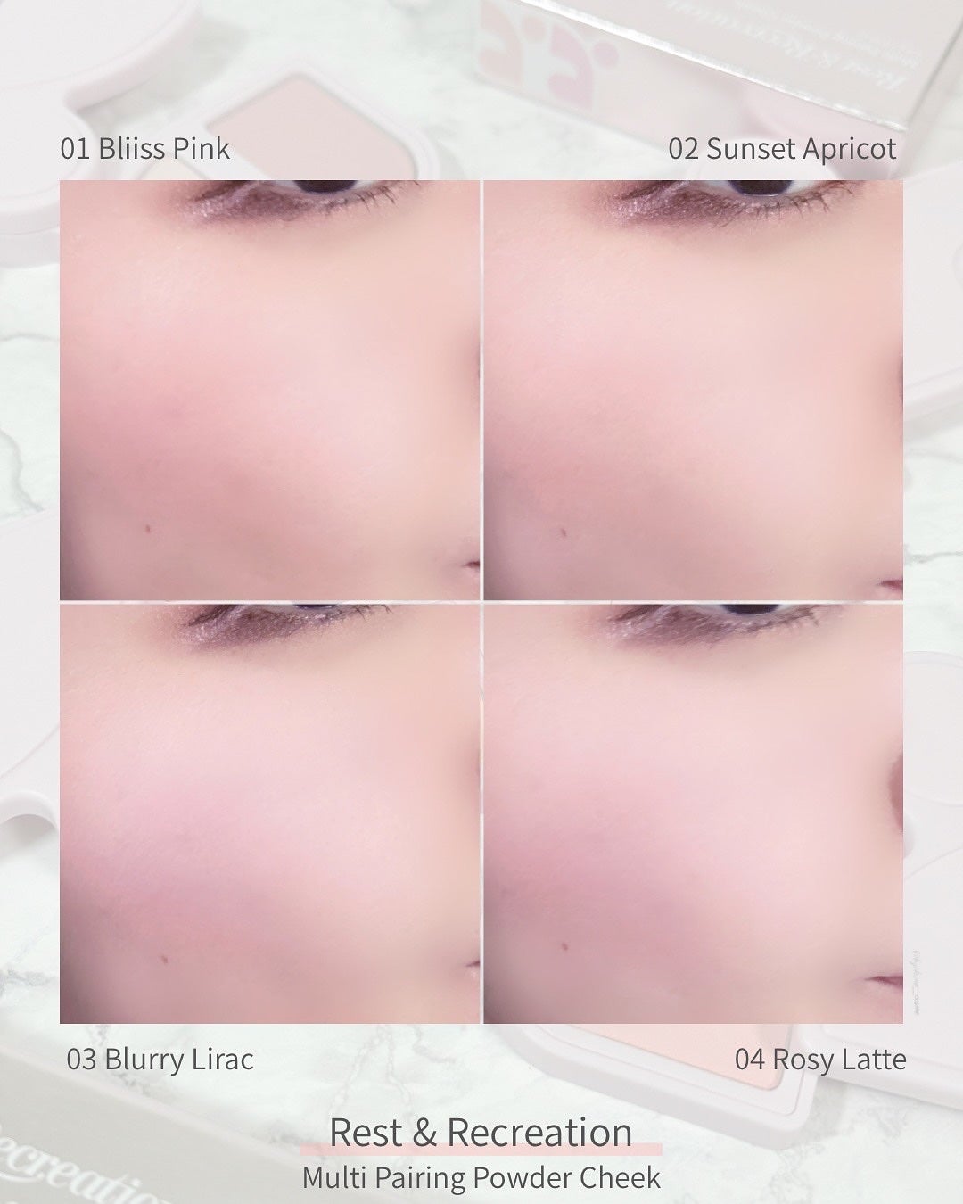 マルチペアリングパウダーチーク/Rest & Recreation BEAUTY/パウダーチークを使ったクチコミ(9枚目)