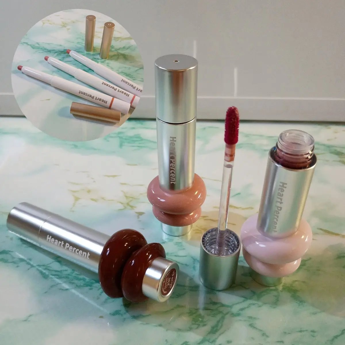 ドットオンムードリップペンシル/Heart Percent/リップライナーを使ったクチコミ（2枚目）