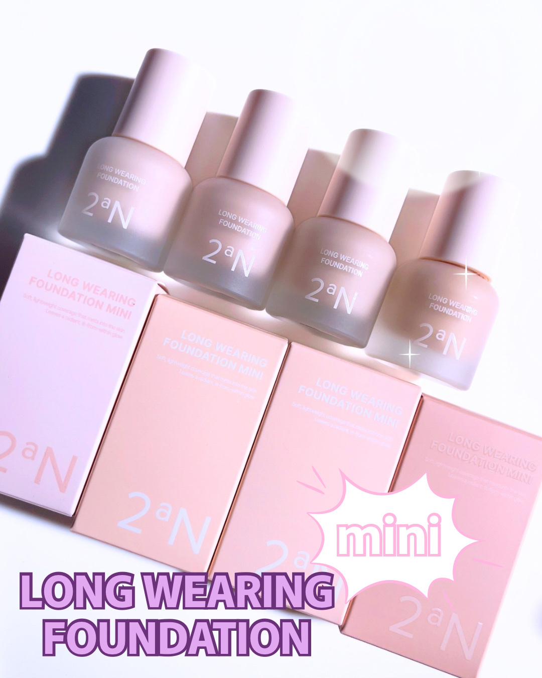 ロングウェアリング ファンデーション ミニ/2aN/リキッドファンデーションを使ったクチコミ（2枚目）