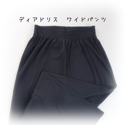 domingo on LIPS 「ディアドリス ワイドパンツさらてろ冷感。生地はさらっとしていて..」(1枚目)