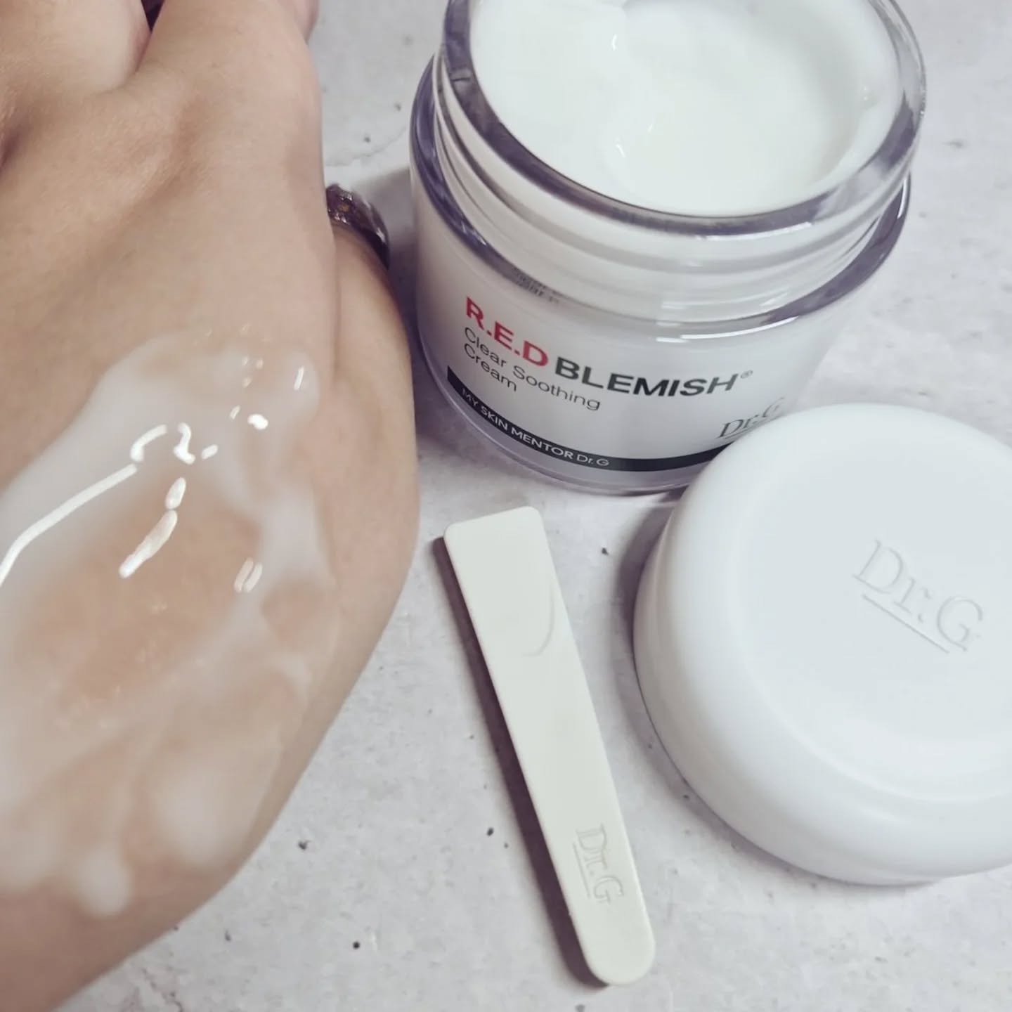 レッドブレミッシュ クリアスージングクリーム/Dr.G/フェイスクリームを使ったクチコミ（3枚目）