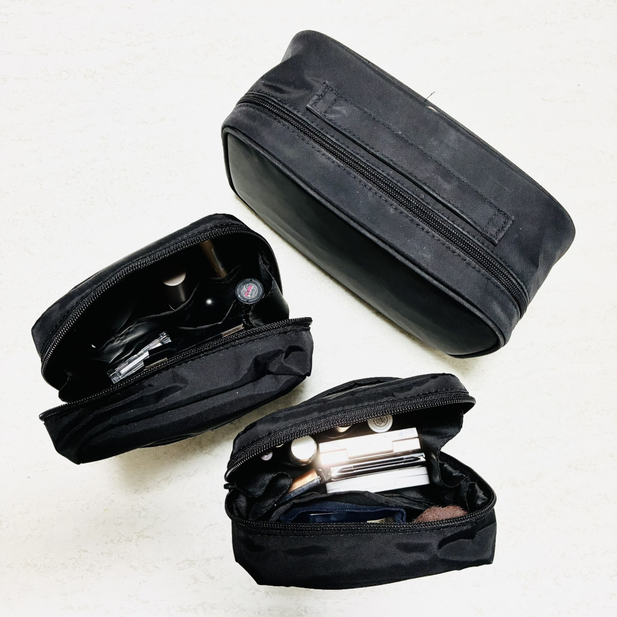 ナイロンメイクポーチ/無印良品/化粧ポーチを使ったクチコミ（1枚目）