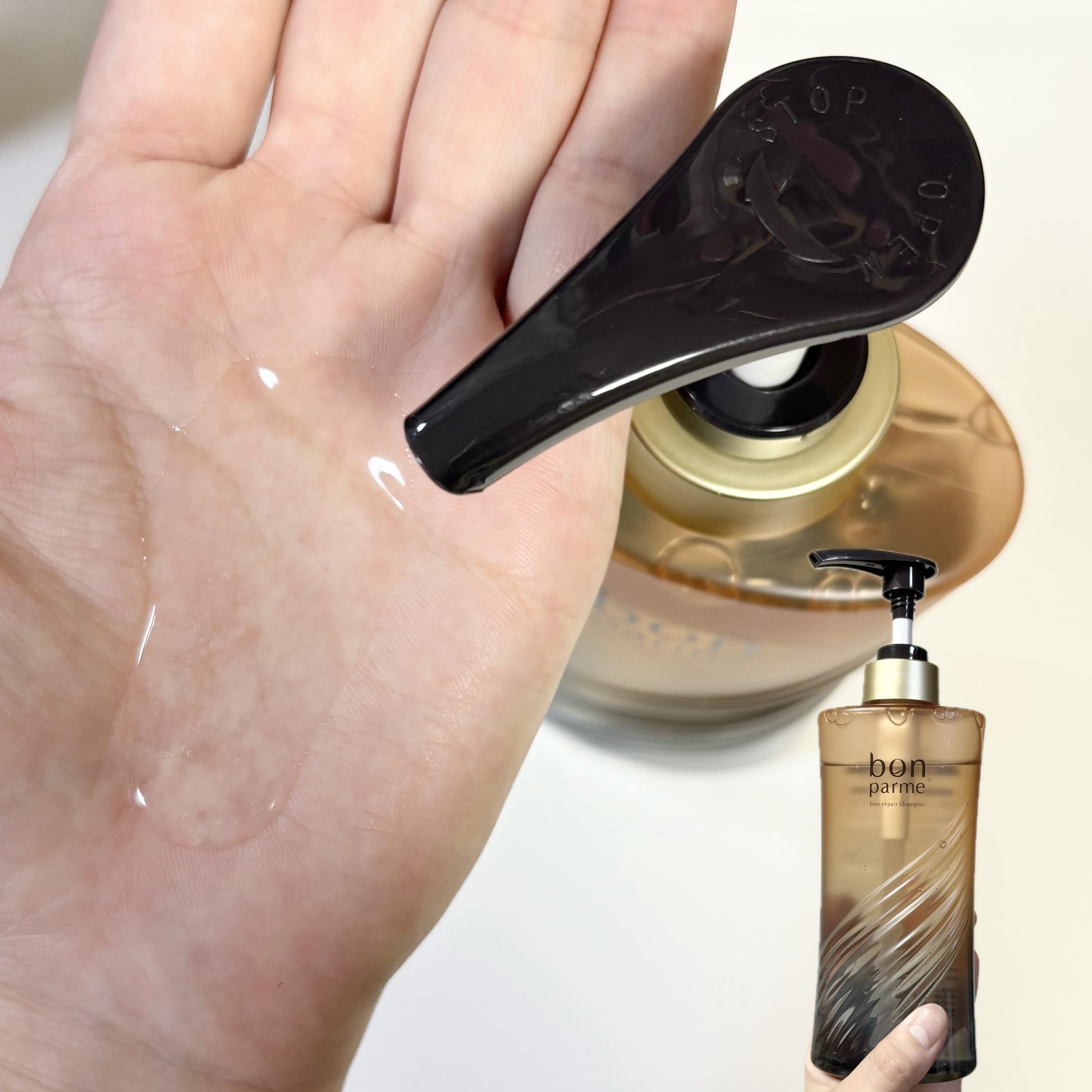 ボンリペア シャンプー/トリートメント/bonparme/シャンプー・コンディショナーを使ったクチコミ（2枚目）