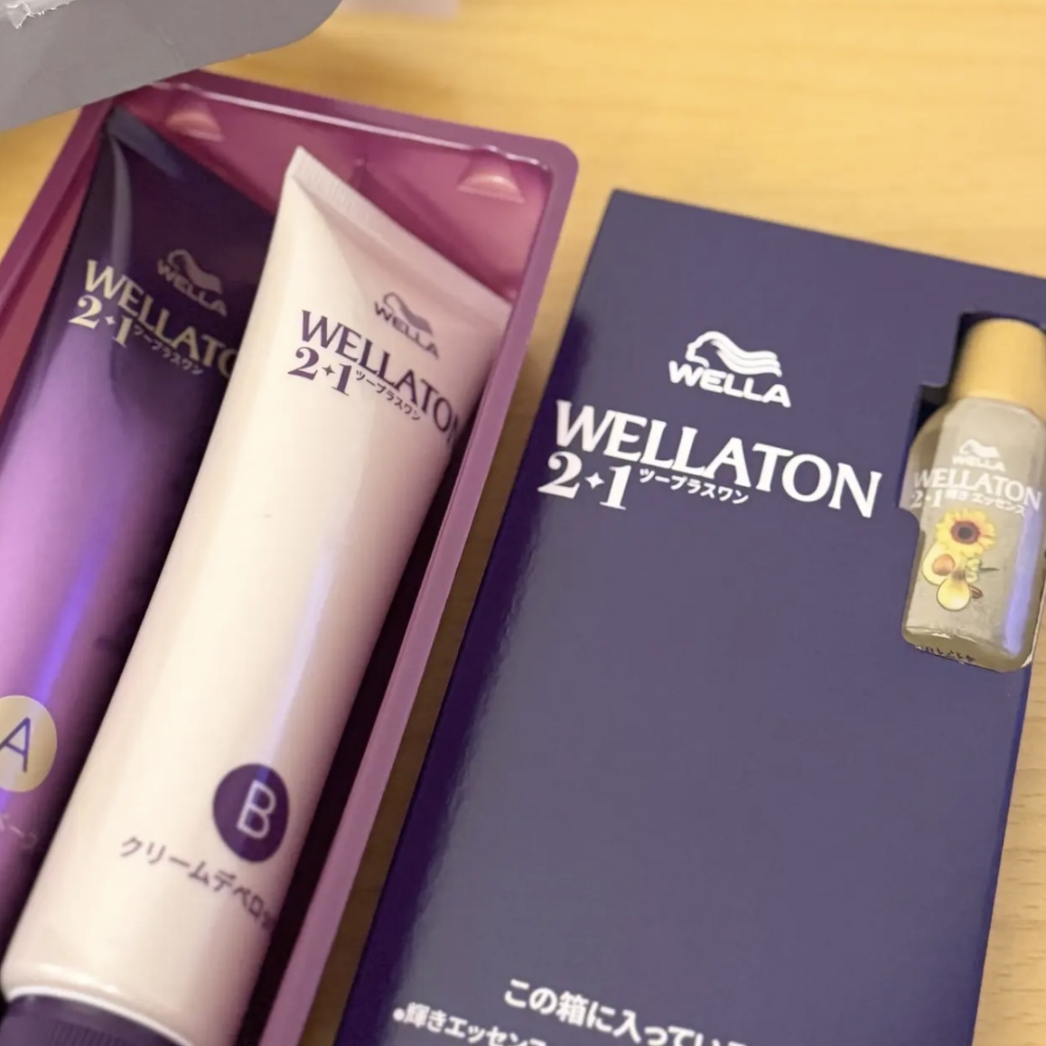 ウエラトーン ツープラスワン クリームタイプ/ウエラ/ヘアカラーを使ったクチコミ（2枚目）