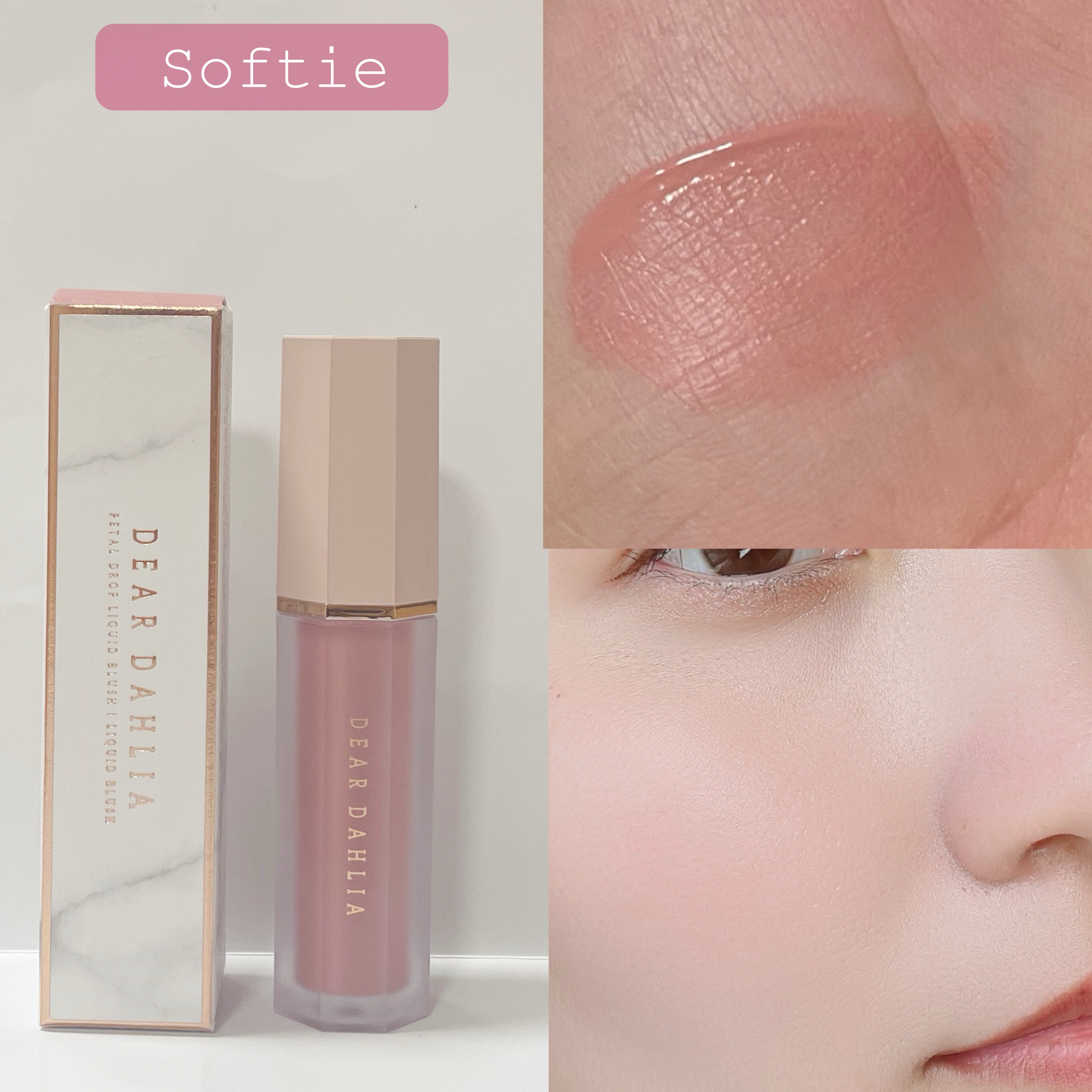 ペタルドロップリキッドブラッシャー/DEAR DAHLIA/リキッドチークを使ったクチコミ（3枚目）