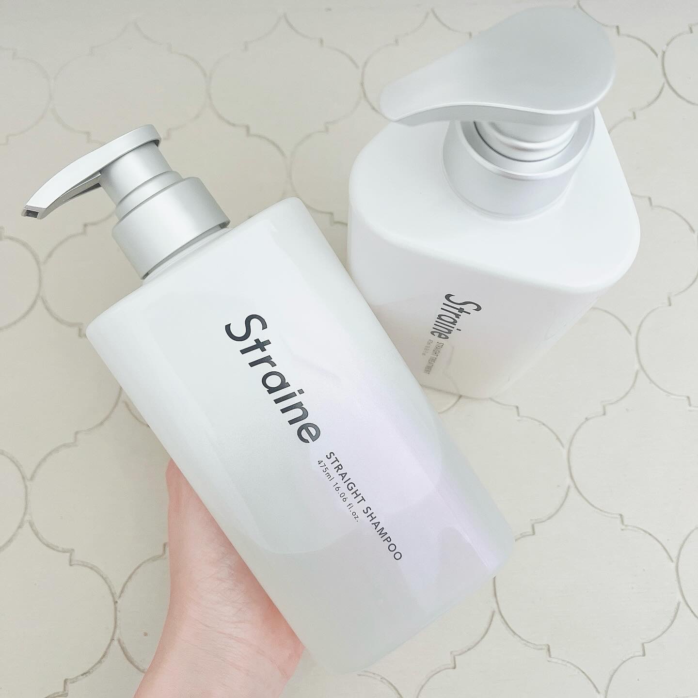 ストレートシャンプー/ストレートトリートメント ホワイトブロッサムの香り/Straine/市販シャンプーを使ったクチコミ（1枚目）