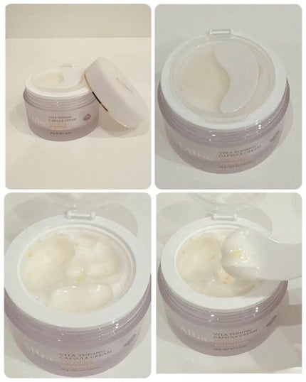 ビタトーニングカプセルクリーム/ダルバ/フェイスクリームを使ったクチコミ(3枚目)