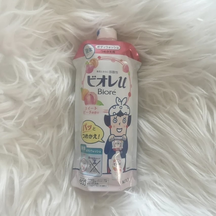 わくわく気分 スイートピーチの香り/ビオレu/ボディソープを使ったクチコミ（1枚目）