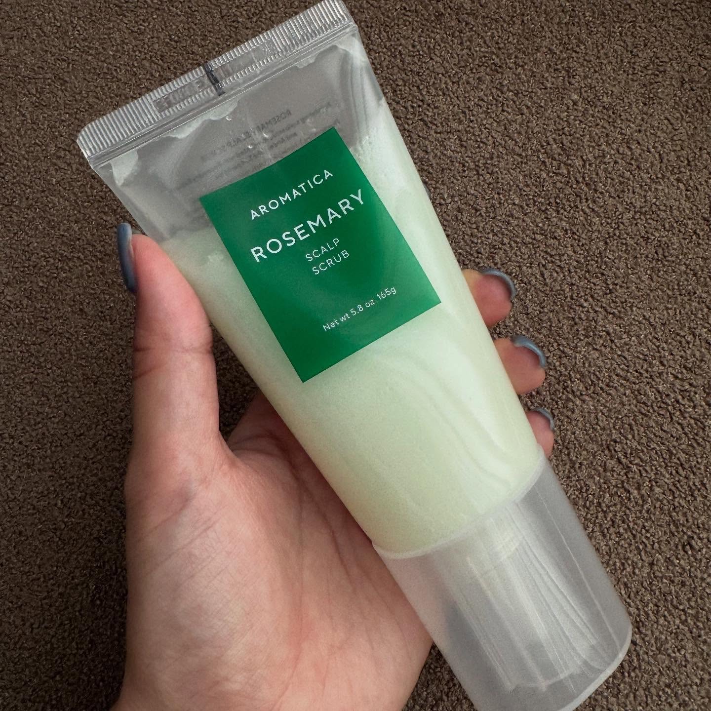ローズマリー スカルプ スクラブ/AROMATICA/ヘッドスクラブを使ったクチコミ（2枚目）