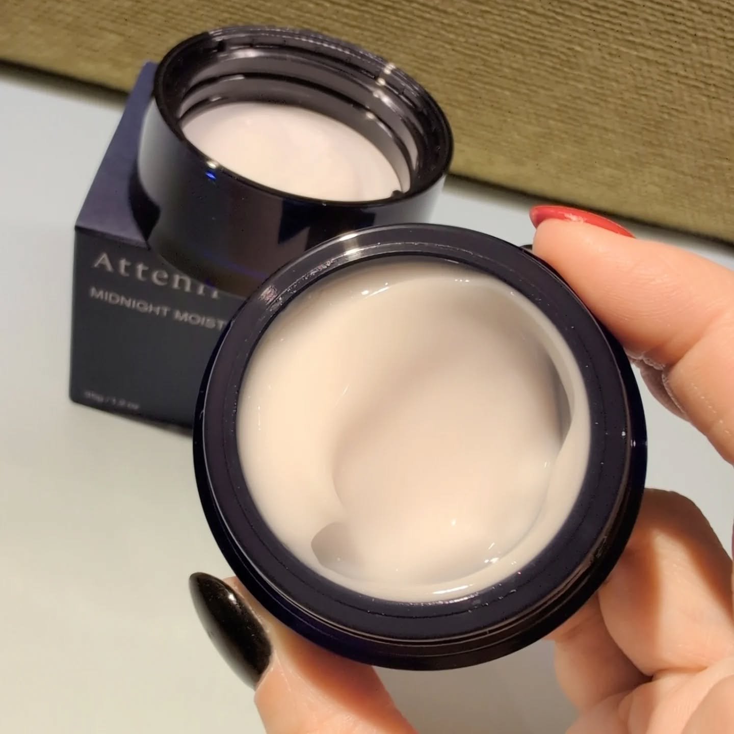 アテニア ミッドナイトモイスチャライザー 35g/アテニア/フェイスクリームを使ったクチコミ（2枚目）