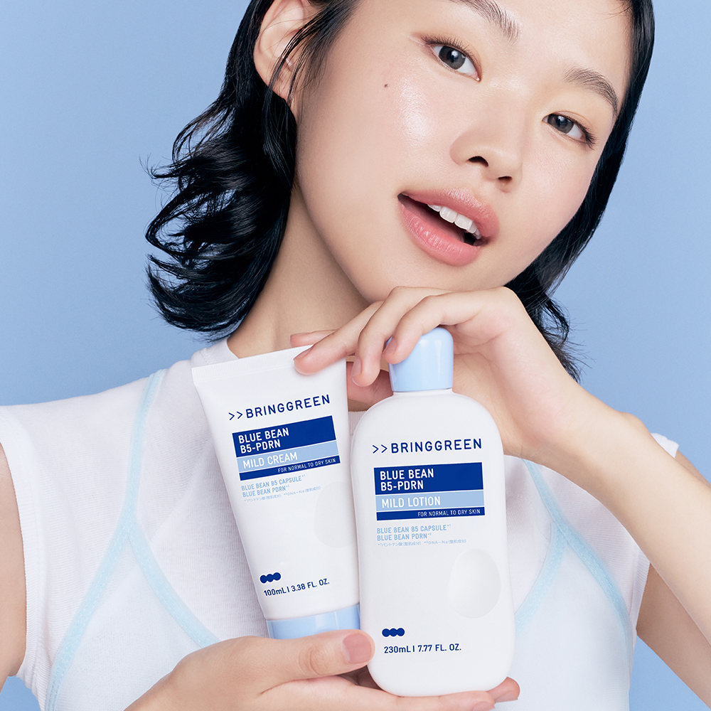 オリーブヤングのPBブランドブリングリーン発! 話題のB5(*1)×PDRN(*2)配合で肌バリアを土台(*3)からサポート!(1枚目)