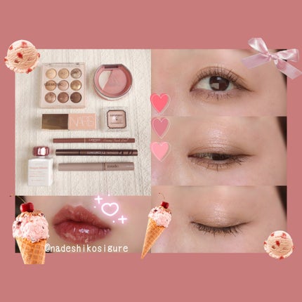 なでしこ on LIPS 「🩷️イエベ秋のピンクメイクまとめ今までにやったピンクメイクをま..」(10枚目)