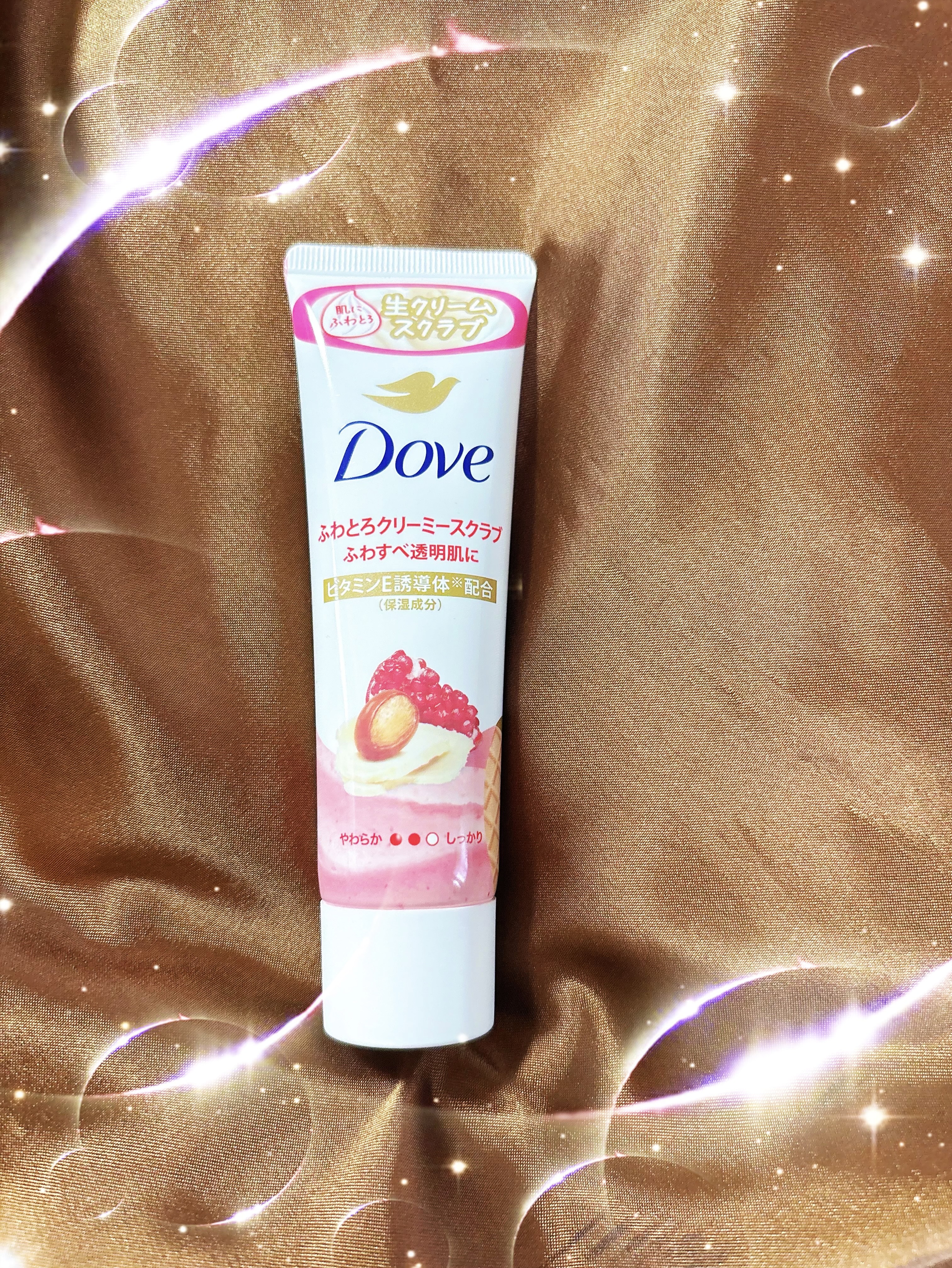 ダヴ ふわとろクリーミースクラブ ザクロ＆シアバター/ダヴ/ボディスクラブを使ったクチコミ（1枚目）
