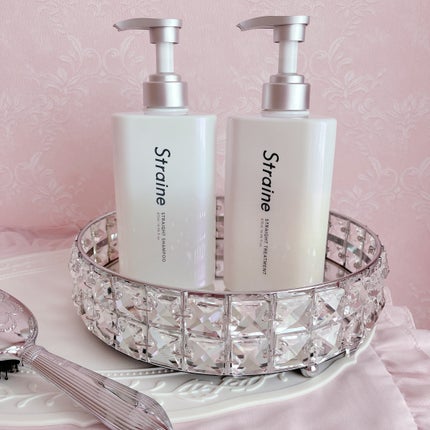 ストレートシャンプー/ストレートトリートメント ホワイトブロッサムの香り/Straine/市販シャンプーを使ったクチコミ(1枚目)