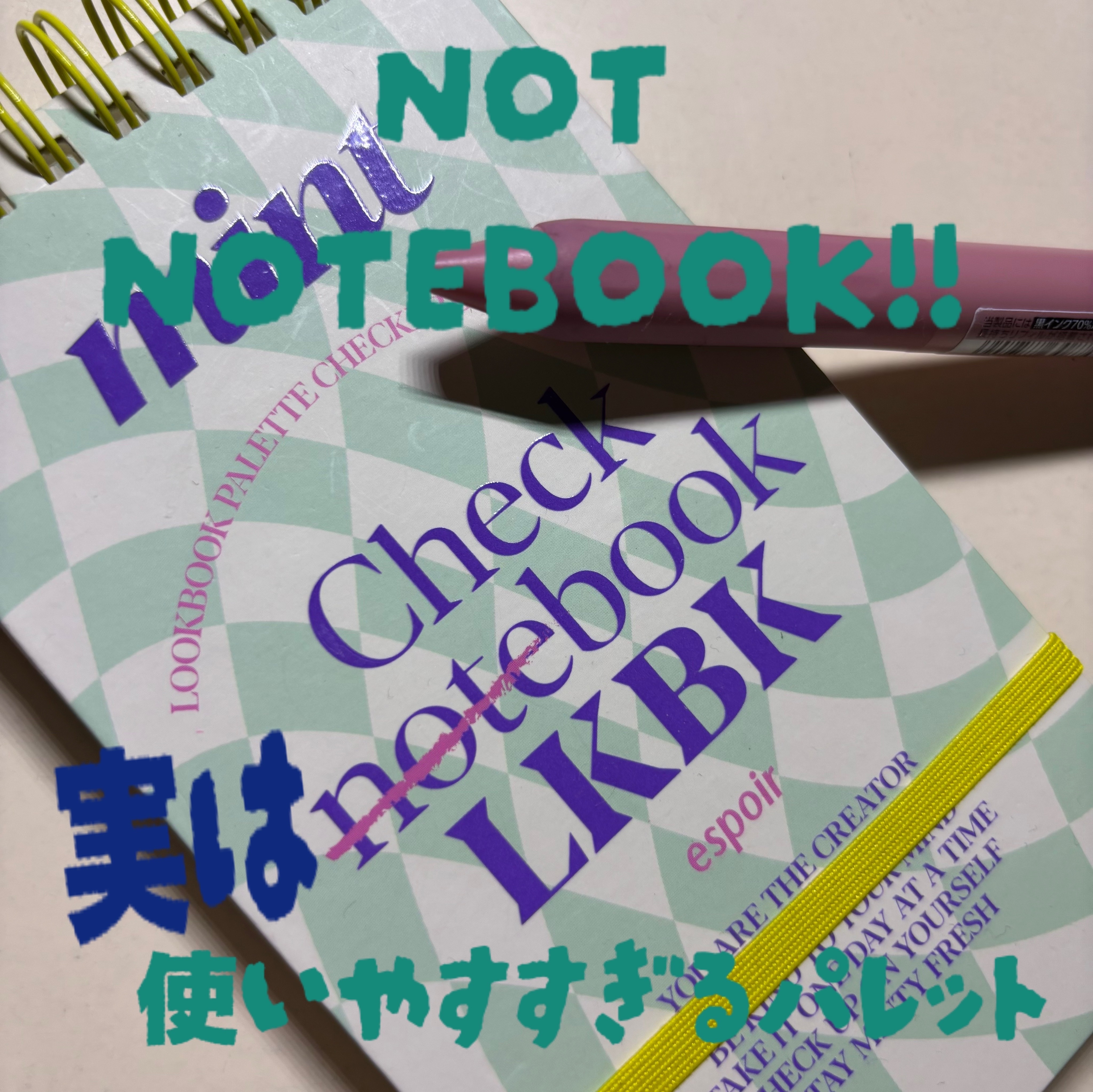 22S/Sルックブック ミントチェック/espoir/アイシャドウパレットを使ったクチコミ（1枚目）