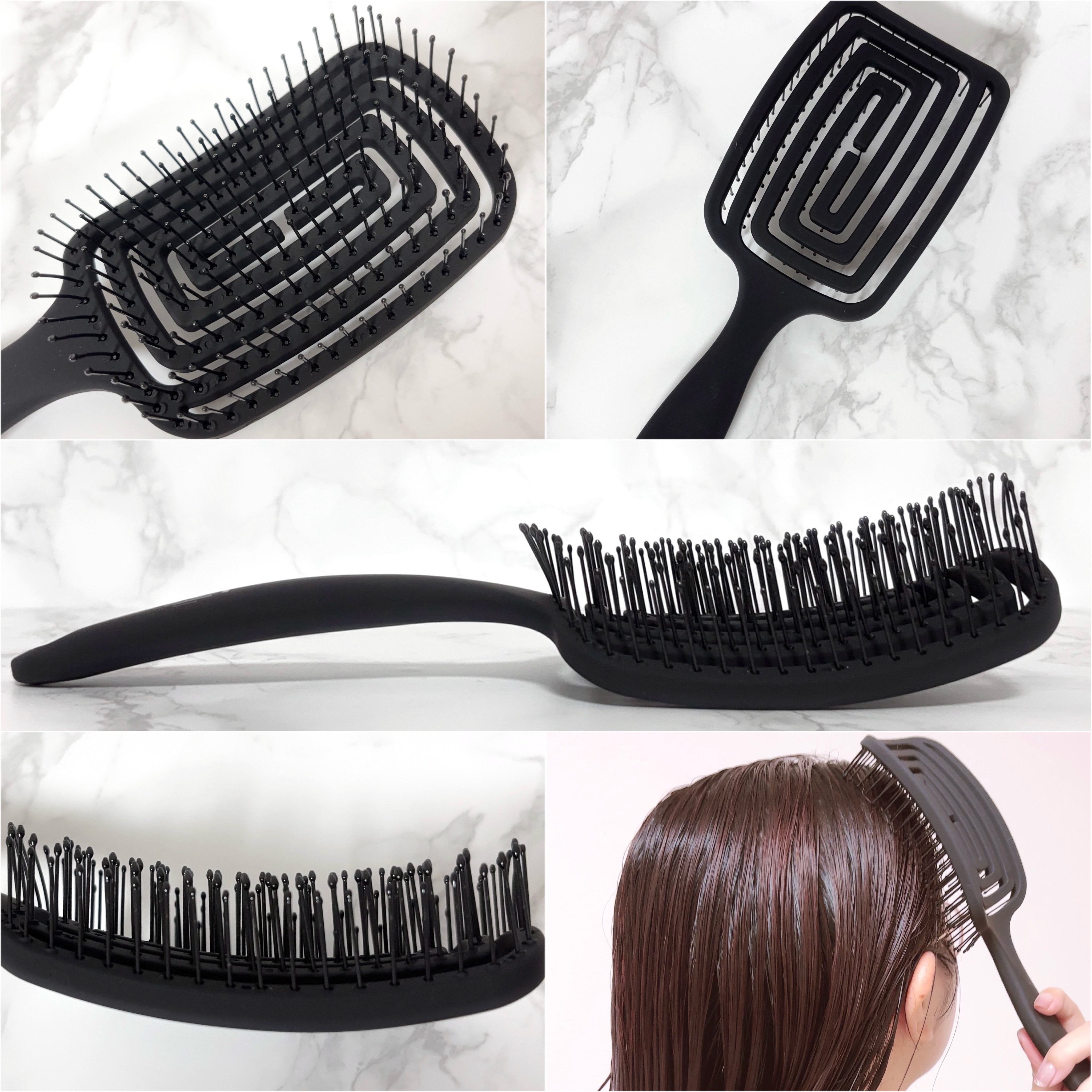 87saku ハナサク 速乾ブラシ/87saku/ヘアブラシを使ったクチコミ（2枚目）