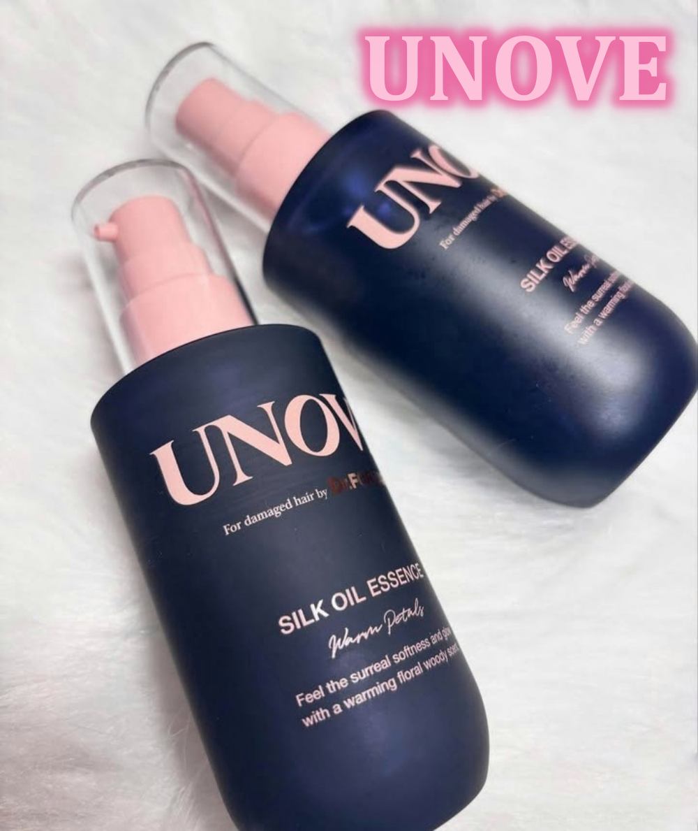 UNOVE アノブ シルクオイルエッセンスのクチコミ「UNOVE
シルクエッセンスオイル
テンダーブルームの香り

艶やかで柔らかくなるヘアオイル！.....」（1枚目）