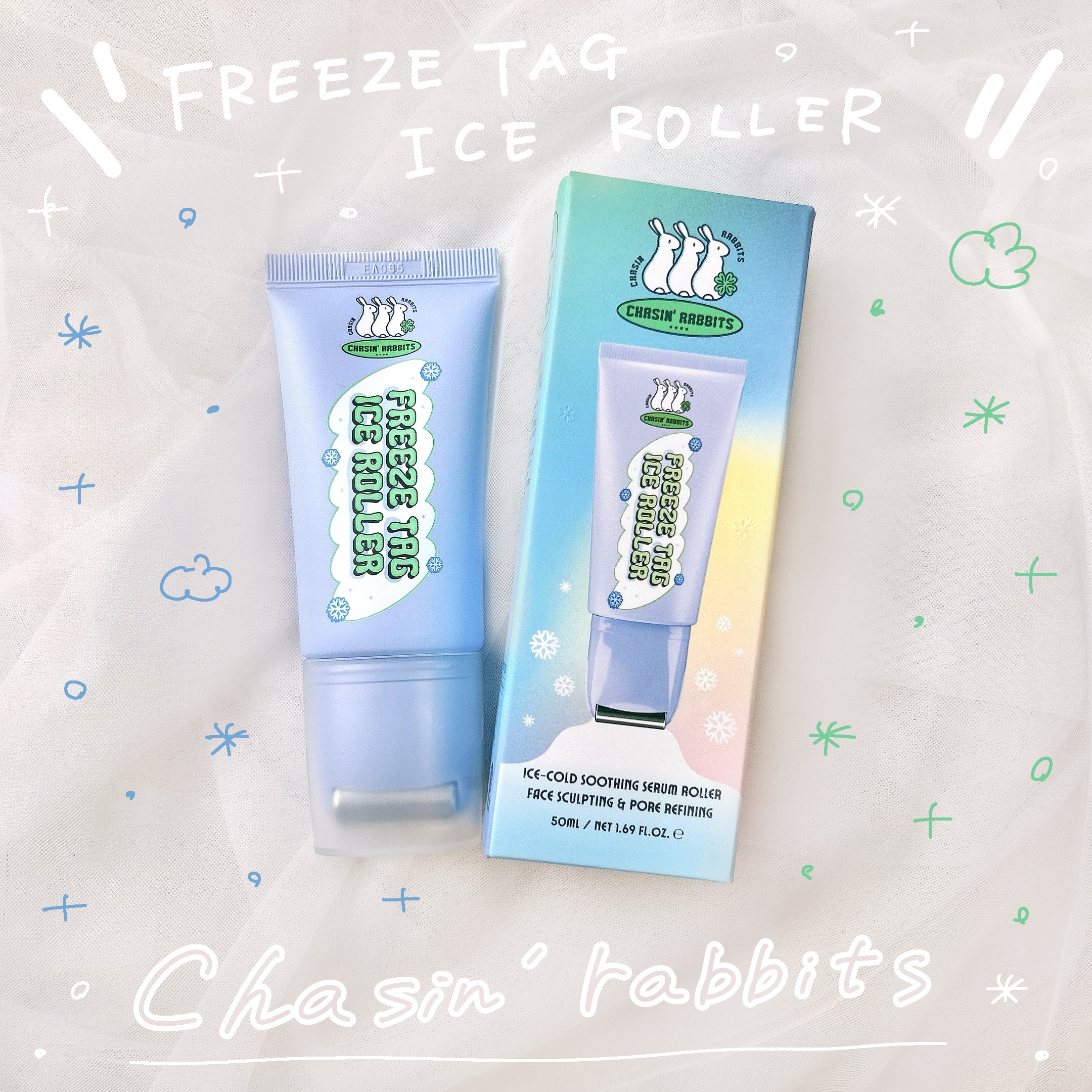 フリーズタグアイスローラー/CHASIN'RABBITS/美容液を使ったクチコミ（1枚目）