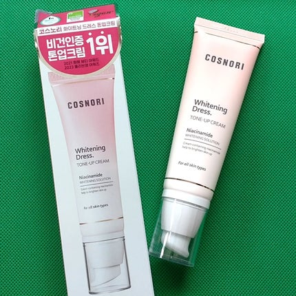 ホワイトニングドレストーンアップクリーム/COSNORI/化粧下地を使ったクチコミ(1枚目)