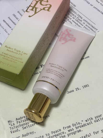 パーフェクト トリプルリポ サンシールド UV/Sefilaty/日焼け止めクリームを使ったクチコミ(1枚目)