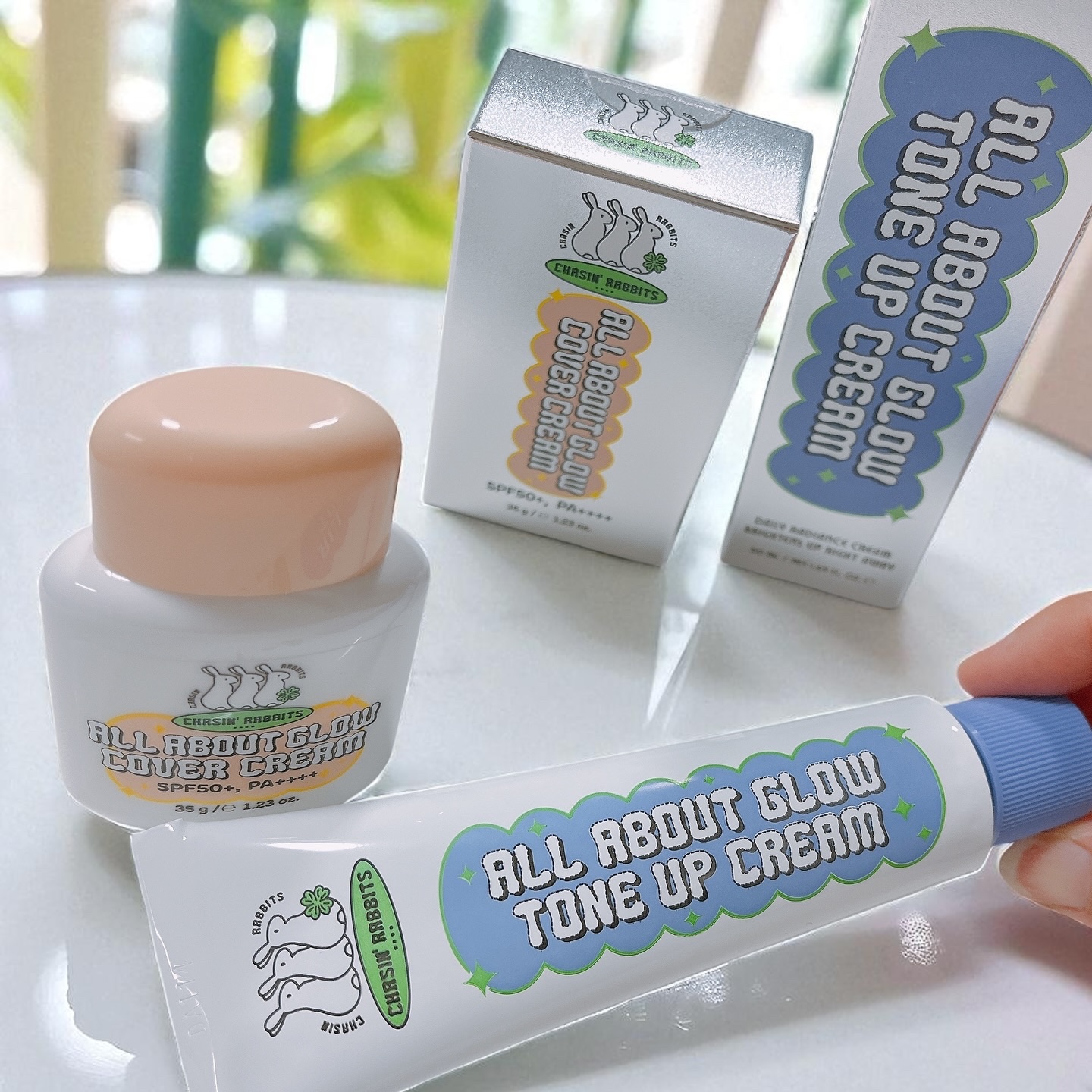 オールアバウトグロウカバークリーム/CHASIN'RABBITS/日焼け止めクリームを使ったクチコミ（1枚目）