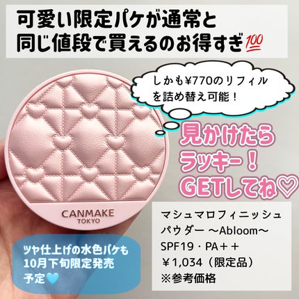 マシュマロフィニッシュパウダー ~Abloom~/キャンメイク/プレストパウダーを使ったクチコミ(5枚目)