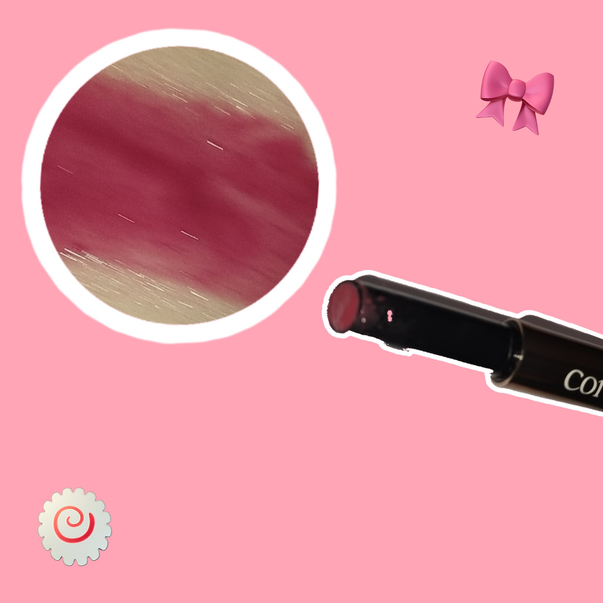 ボリューマイジングフォンデュリップ D03 オーバーカム/Coralhaze/口紅を使ったクチコミ（2枚目）