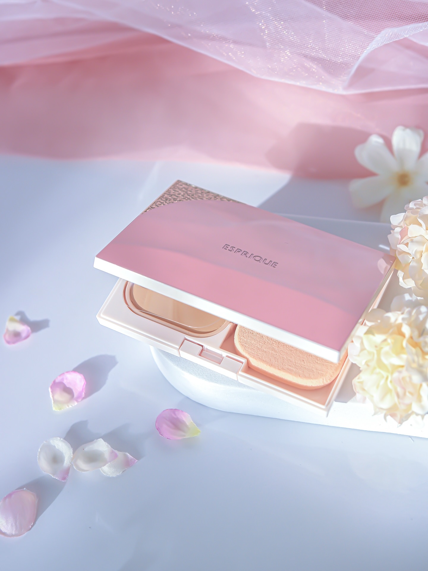 メルティセラム グロウパウダー/ESPRIQUE/パウダーファンデーションを使ったクチコミ（2枚目）