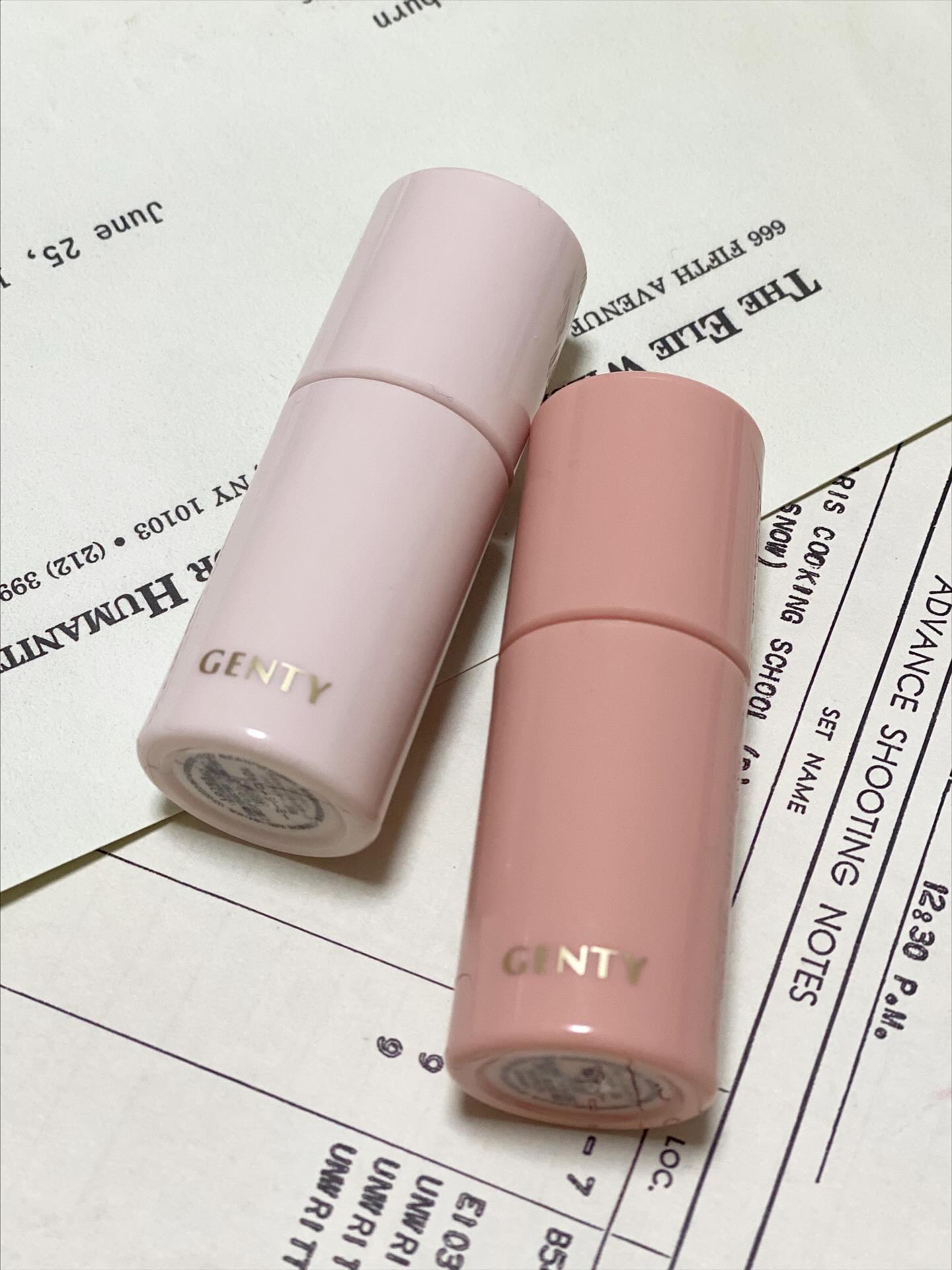 ジェンティー　メルトハーリキッドチークハイライター/GENTY/リキッドチークを使ったクチコミ（1枚目）