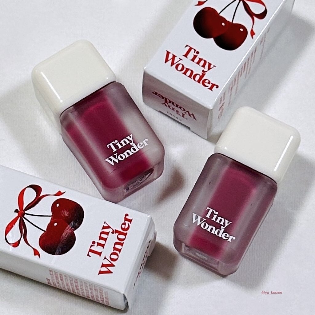 ハイパーデューイリップティント/Tiny Wonder/リップティントを使ったクチコミ(3枚目)