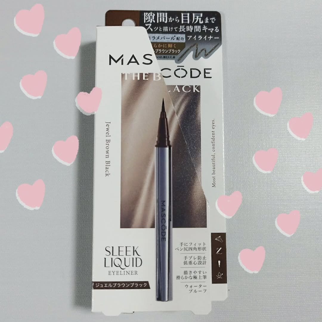 マスコード スリークリキッド アイライナー /MASCODE/リキッドアイライナーを使ったクチコミ(1枚目)