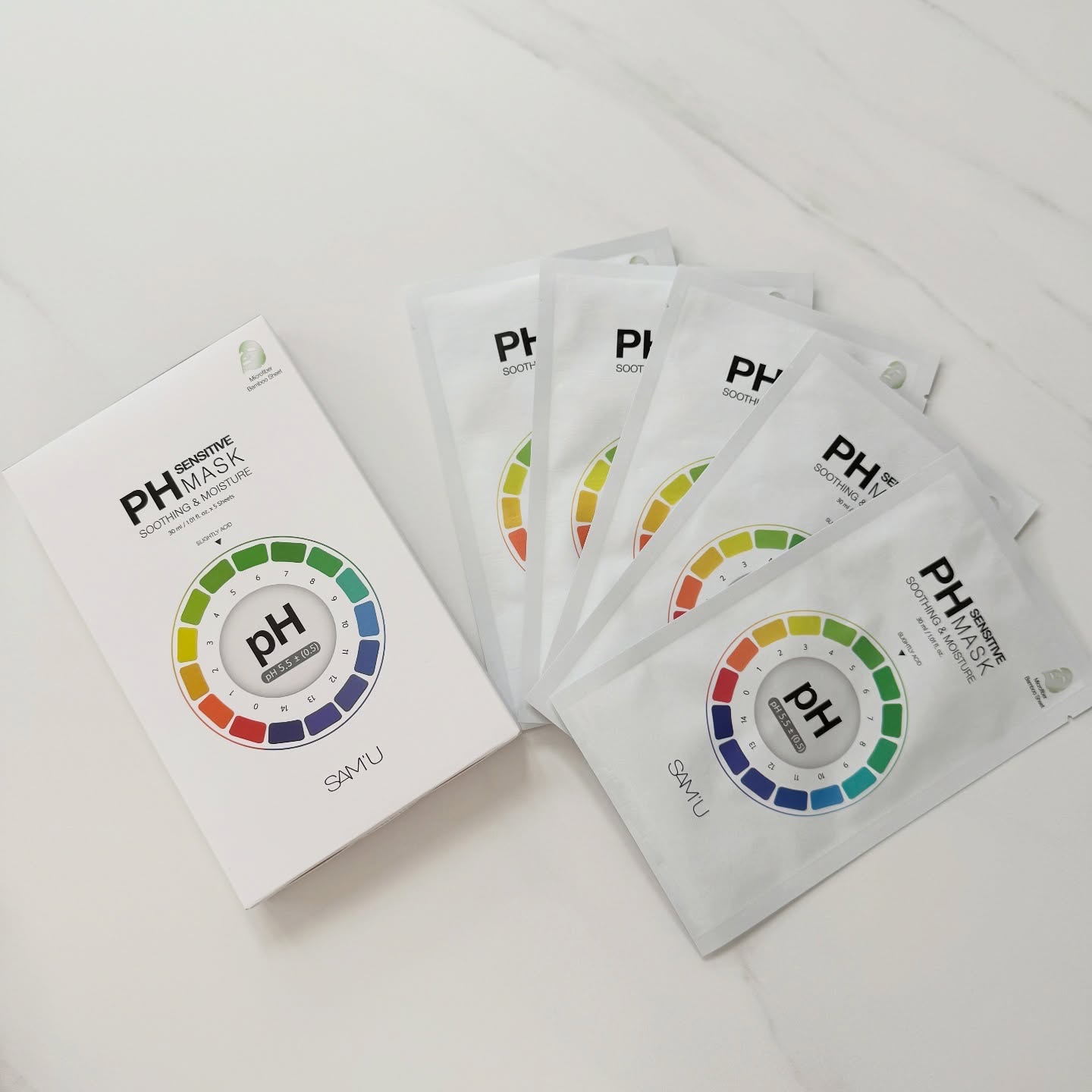 PHセンシティブマスクスージング＆モイスト/SAM'U/シートマスク・パックを使ったクチコミ（1枚目）
