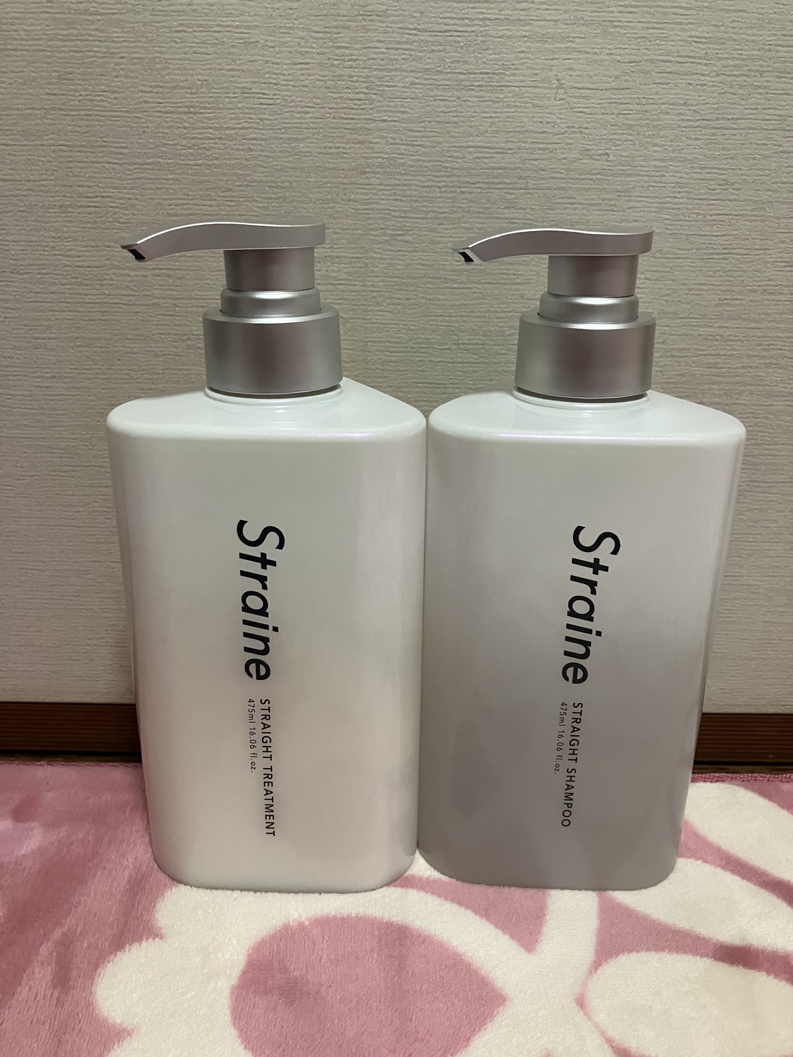 ストレートシャンプー/ストレートトリートメント ホワイトブロッサムの香り/Straine/市販シャンプーを使ったクチコミ（1枚目）