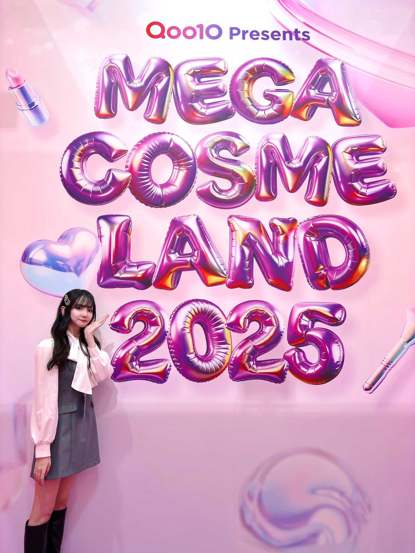 ããð§žãã©ãã100 on LIPS ãMEGACOSMELAND2025ã«ãæåŸ
ããã ããŸããðä»å¹Ž..ãïŒ1æç®ïŒ