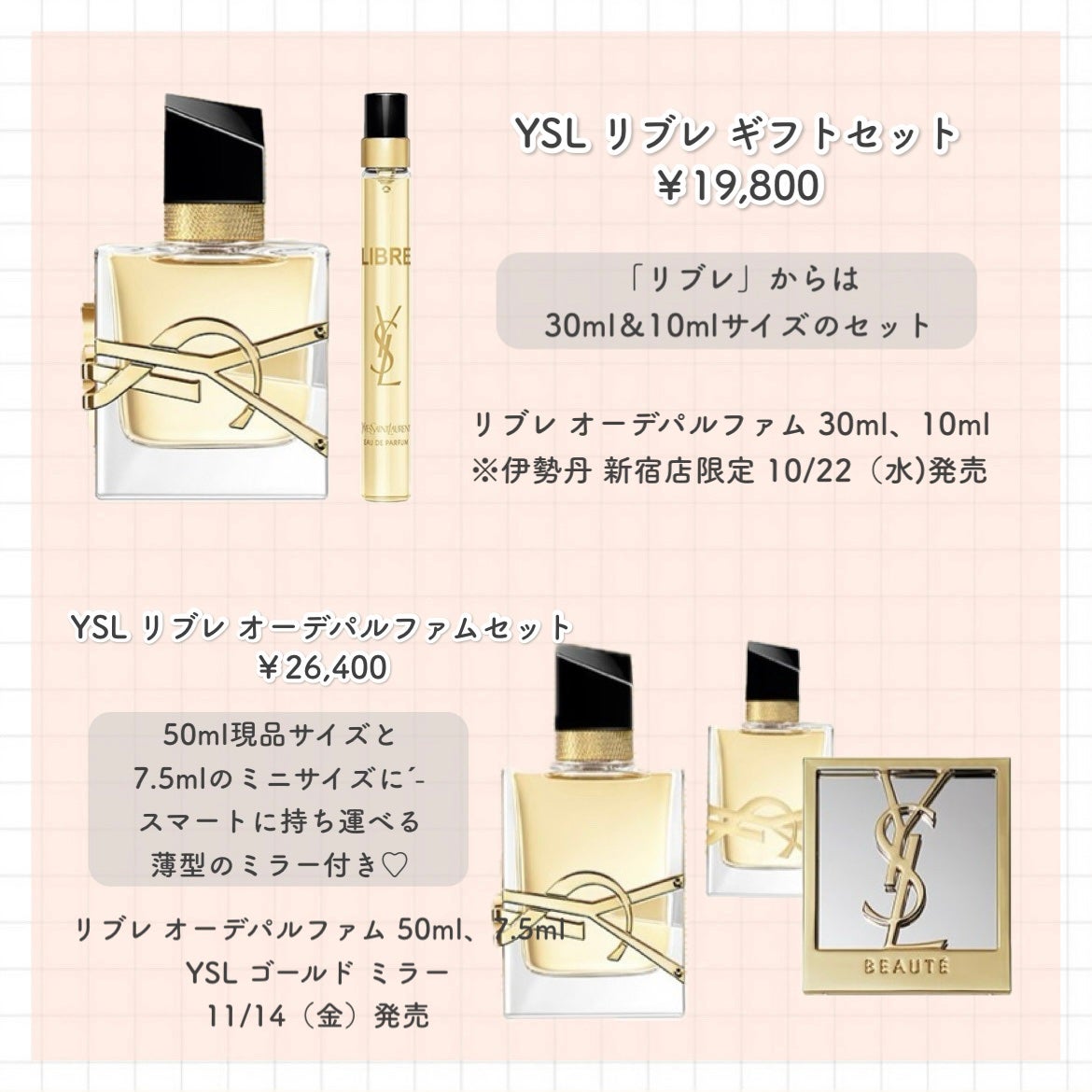 YSL リブレ ギフトセット/YVES SAINT LAURENT BEAUTE/香水(その他)を使ったクチコミ(5枚目)