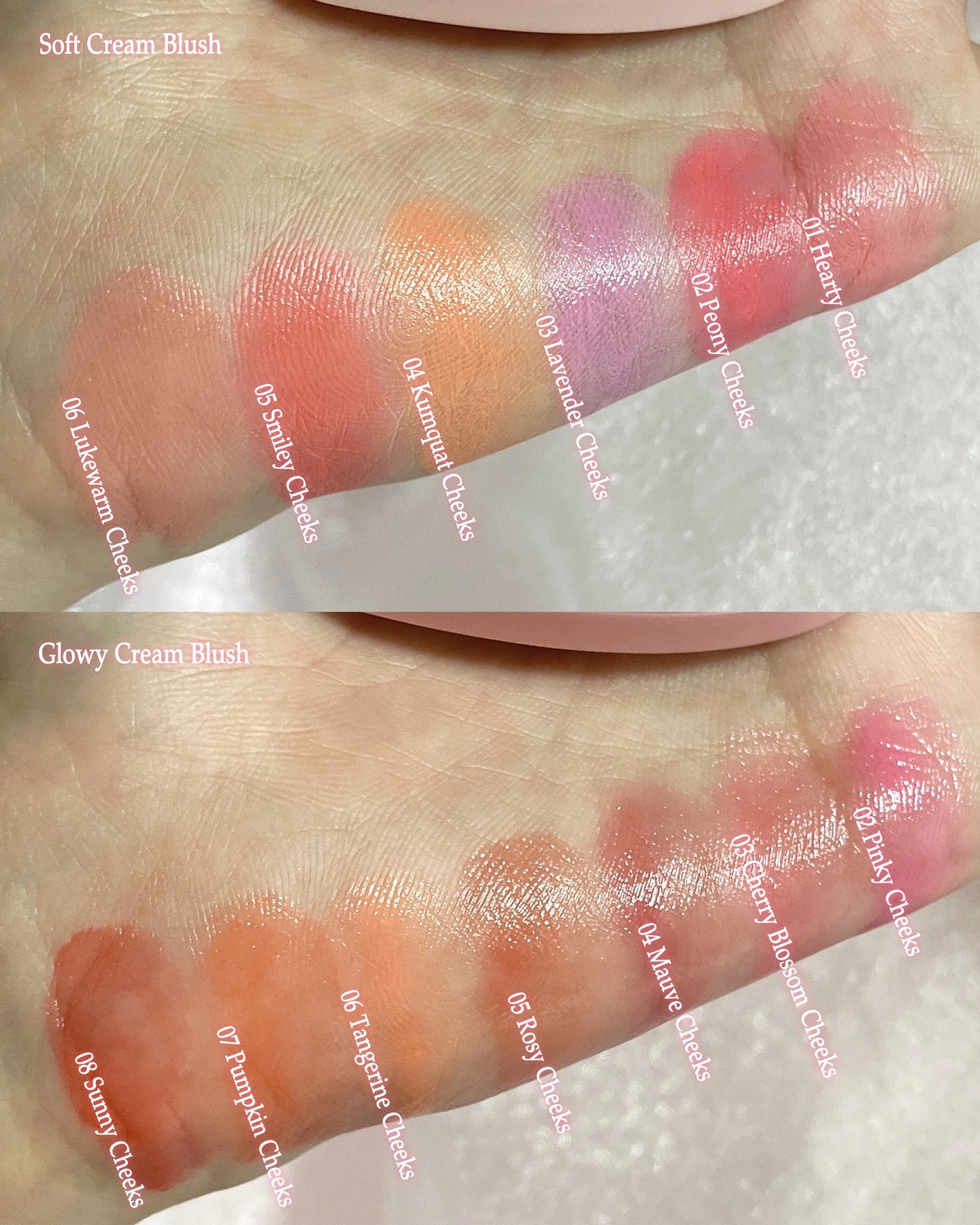 GLOWY CREAM BLUSH/AOU/ジェル・クリームチークを使ったクチコミ（3枚目）