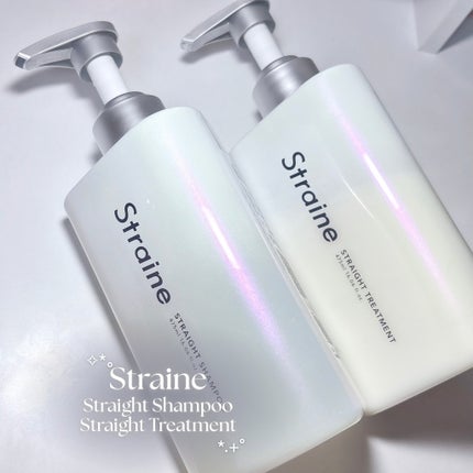 ストレートシャンプー/ストレートトリートメント ホワイトブロッサムの香り/Straine/市販シャンプーを使ったクチコミ(1枚目)