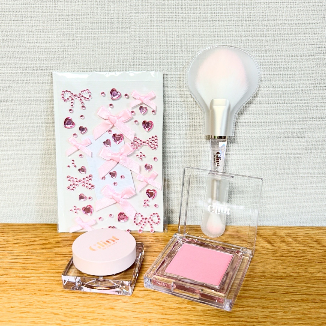 ベイクドブラッシュ 10 ローズクォーツ/Glint/パウダーチークを使ったクチコミ（1枚目）