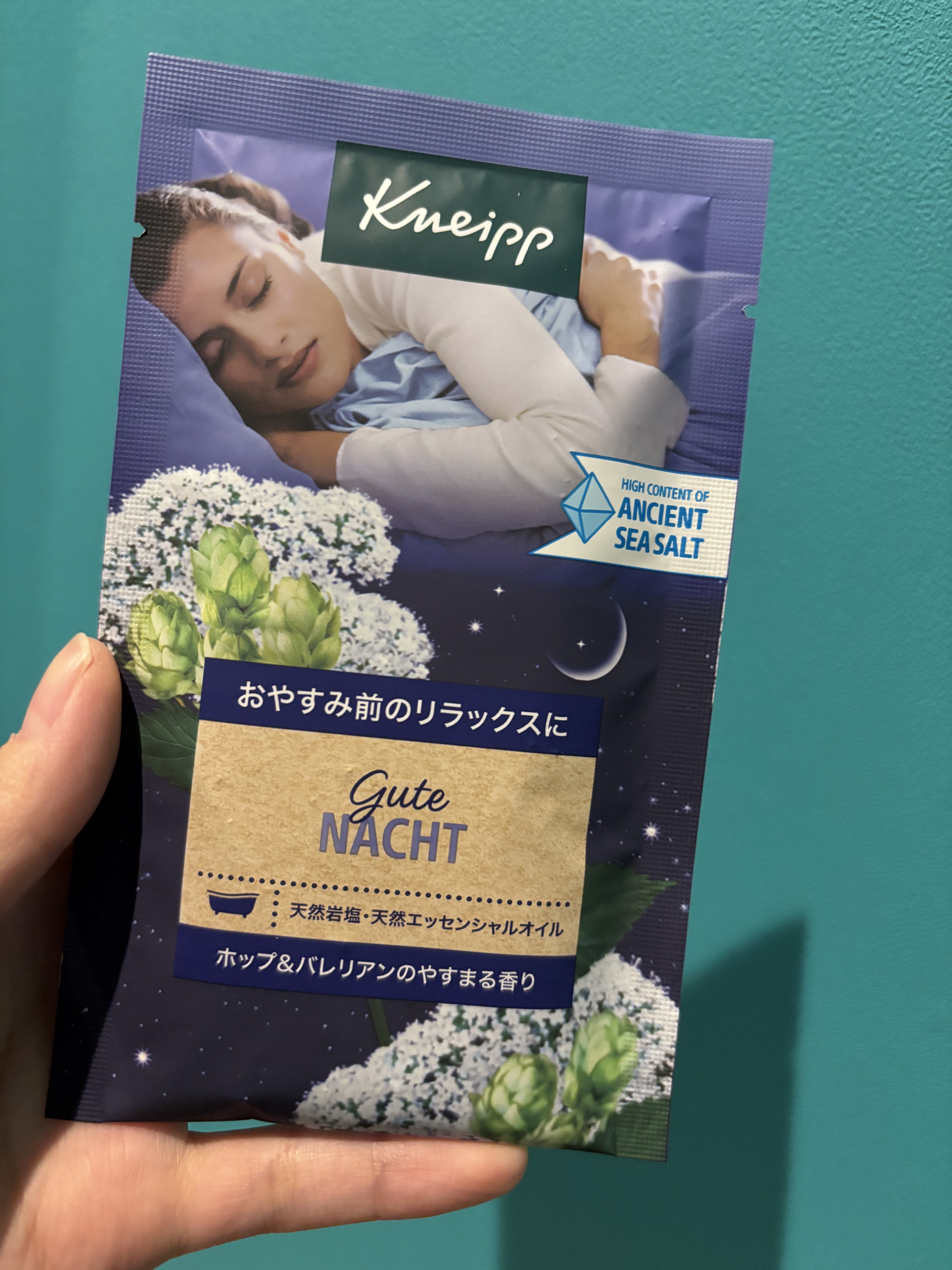 クナイプ グーテナハト バスソルト ホップ＆バレリアンの香り/クナイプ/無機塩系入浴剤を使ったクチコミ（1枚目）