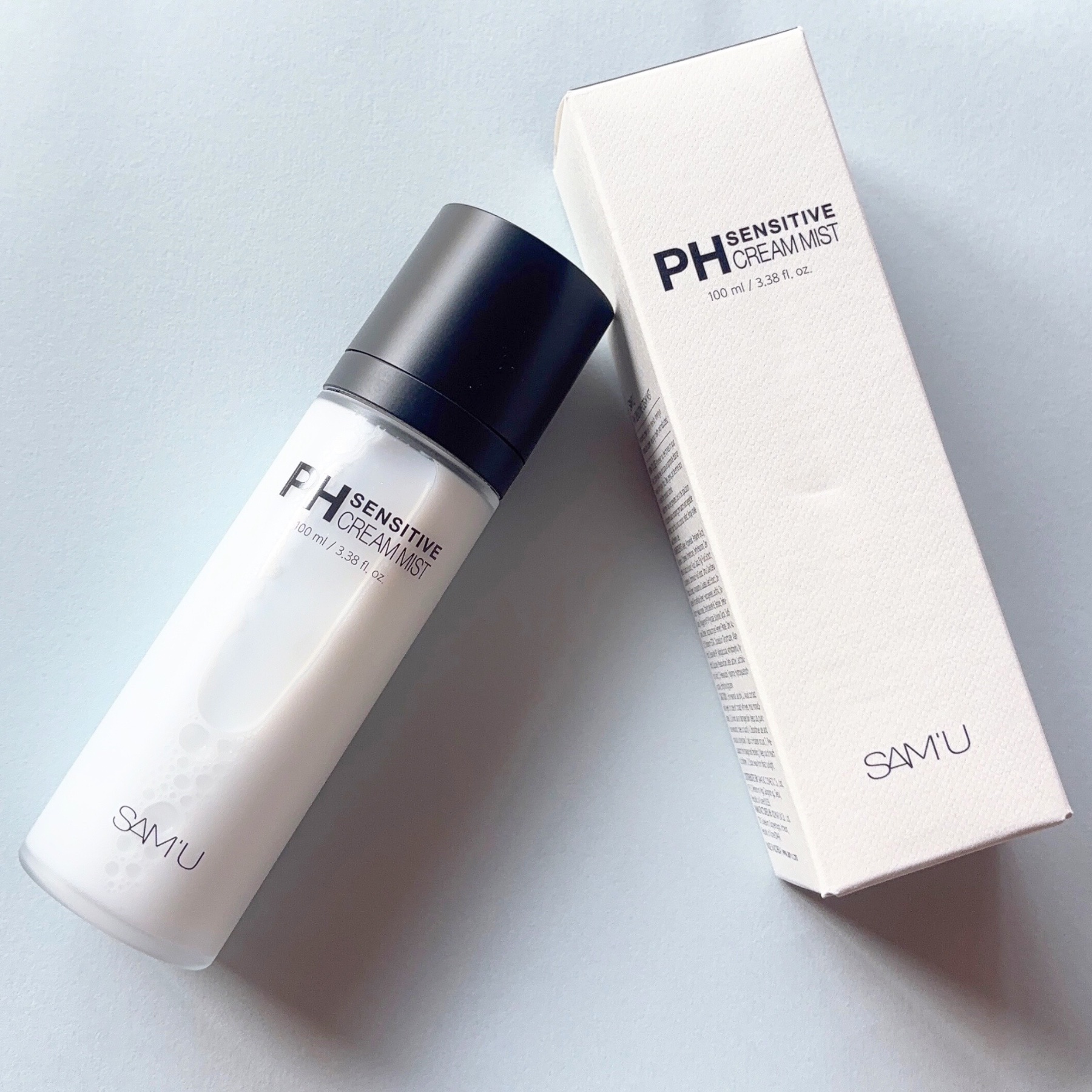 サミュ(SAM'U)さまの
アンバサダーとして活動中！

★PHセンシティブクリームミスト
◯柔らかくてミルキーな
　みずみずしいテクスチャー。
◯クリーム1本分配合、
　細かい霧噴射ミストでムラがない。
◯素早く簡単に保湿できる。
◯スキ